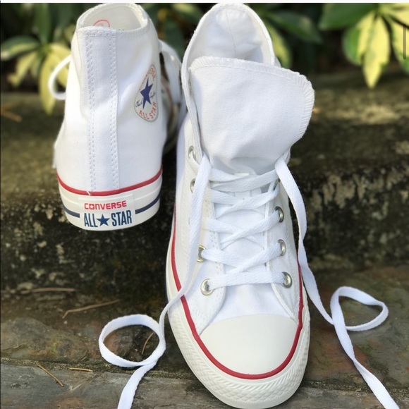🎁 Santa’s Special 🎄 Converse AdVulc All Star Classic High Men Sneakers White - Picture 5 of 7
